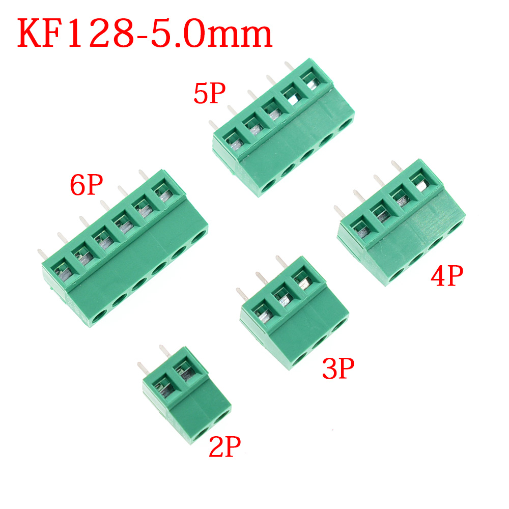 Screw Terminal Block - 10/50 Uds KF128-5.0mm KF128 5,0 PCB