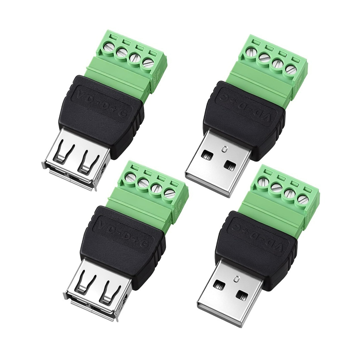 Screw Terminal Block - Adaptador sin soldadura de bloque de