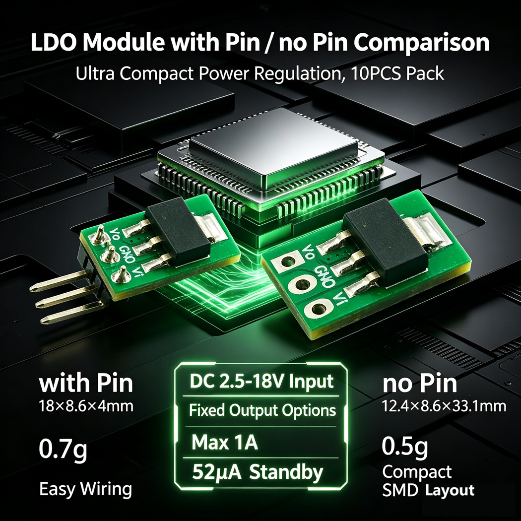 Esp32 Step Down Buck - 10PCS Módulo Regulador LDO de 2.5-18V