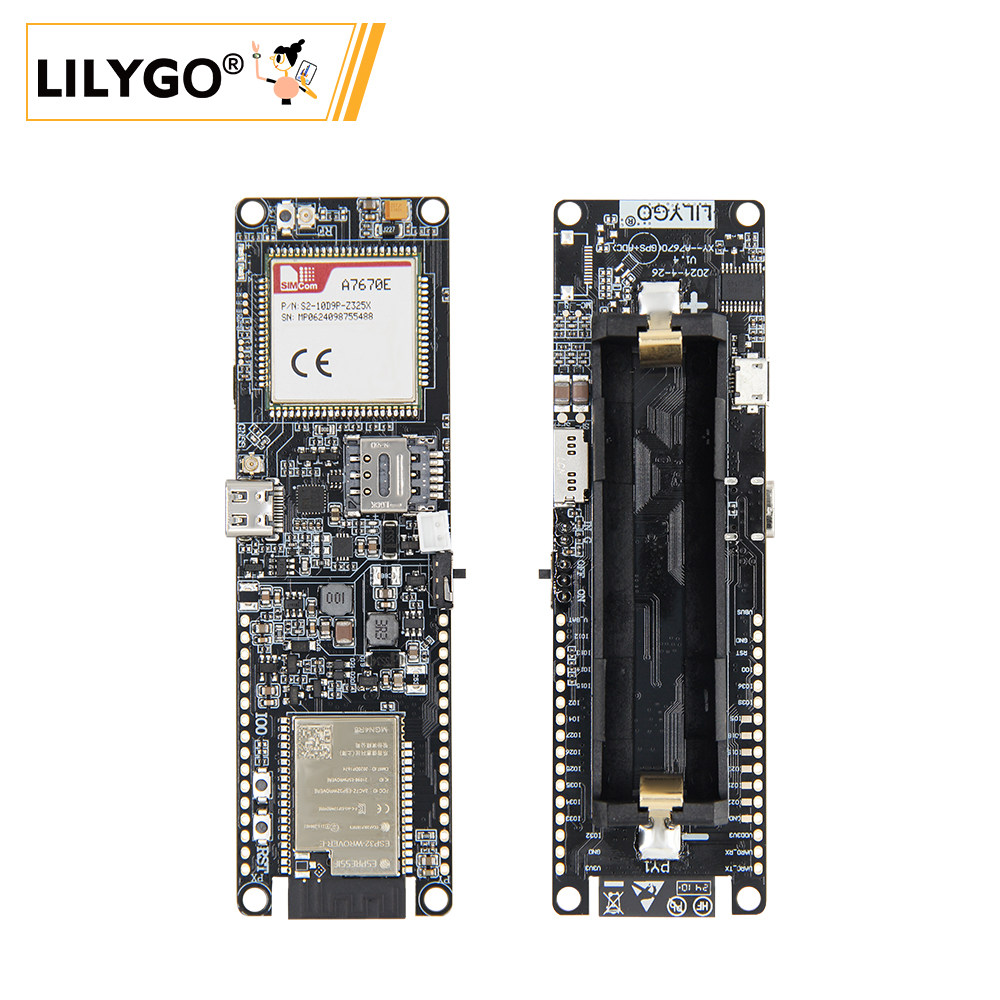 Esp32 Battery Holder Lipo - Módulo LILYGO T-A7670E ESP32, Compatible con