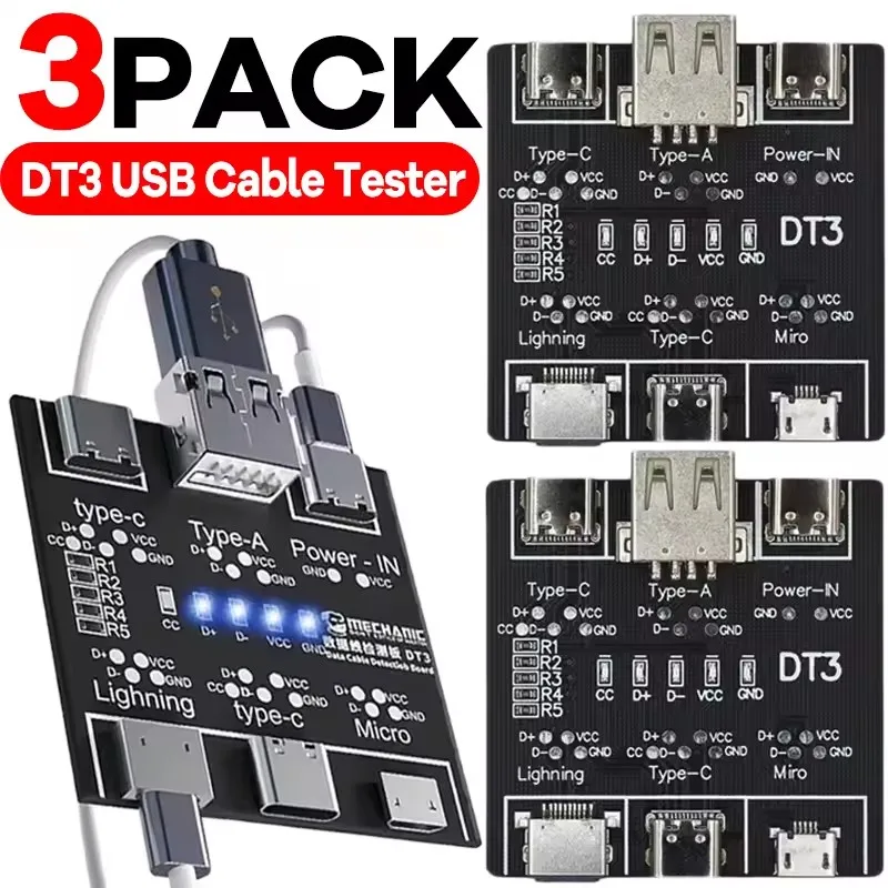 Micro Usb Cable - 1-3 unidades de placa de detección