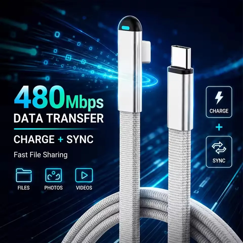 Cable trenzado de carga rápida - Usb C Cable reseña y precio