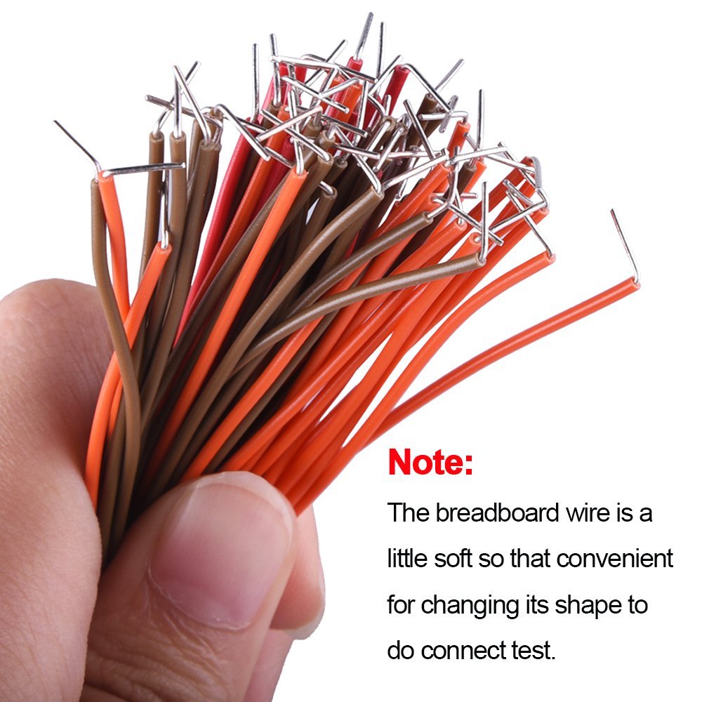 Kit de cables de puente de 14  - Breadboard 400 Point reseña y precio