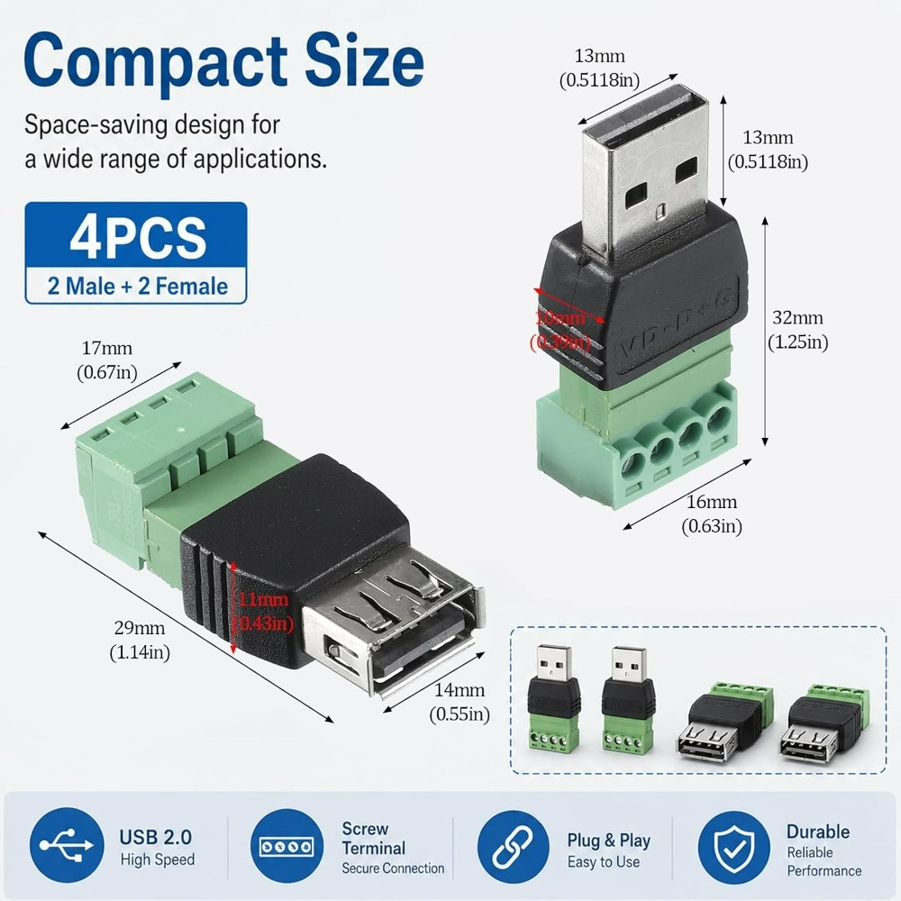 Adaptador sin soldadura de blo - Screw Terminal Block reseña y precio