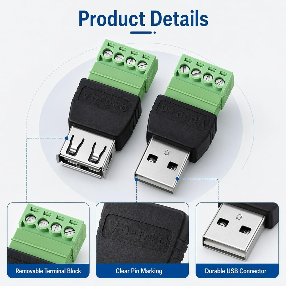 Adaptador sin soldadura de blo - Screw Terminal Block reseña y precio