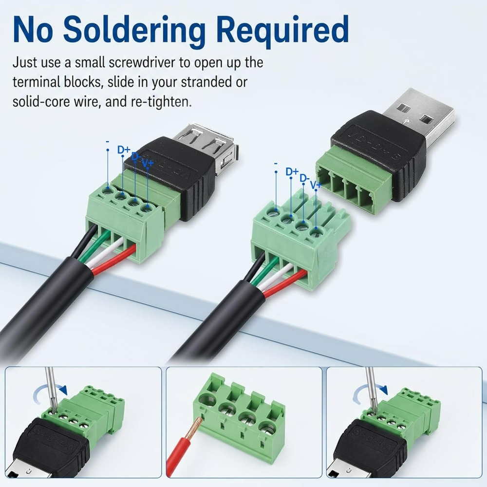 Adaptador sin soldadura de blo - Screw Terminal Block reseña y precio