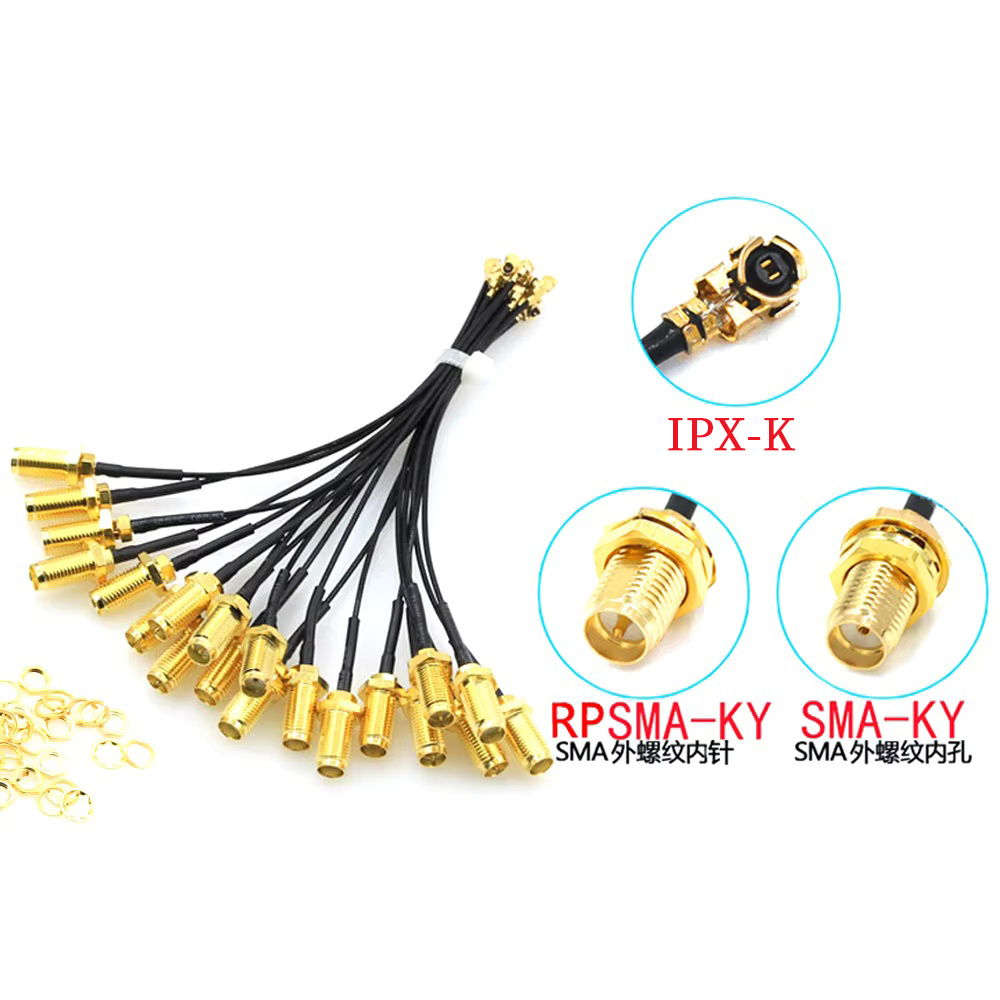 5 uds RP-SMA hembra a U.FL IPX - Ipex Connector reseña y precio