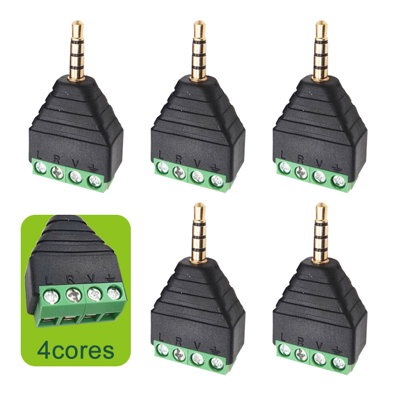 5/20/100 Uds 3,5mm estéreo 4 p - Screw Terminal Block reseña y precio