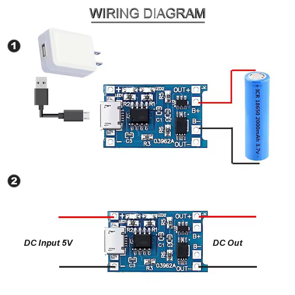 1-20 Piezas Módulo Cargador de - Li Ion Charger Module reseña y precio