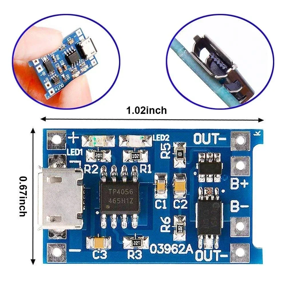 1-20 Piezas Módulo de Carga pa - Li Ion Charger Module reseña y precio