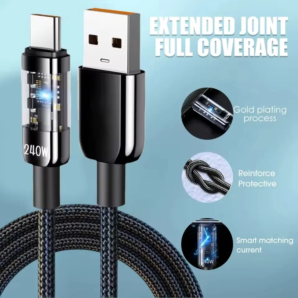Cable de carga ultrarrápida de - Usb C Cable reseña y precio