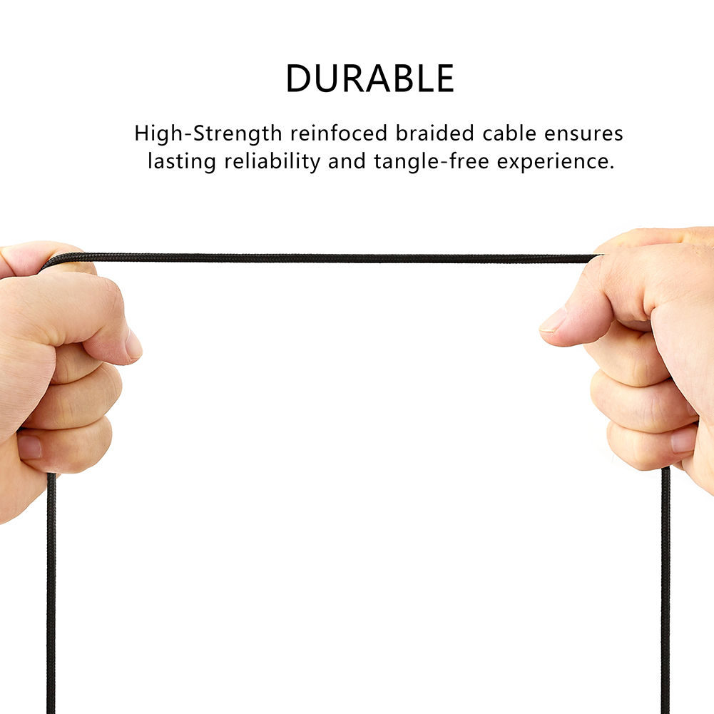 Cable de audio trenzado Micro  - Micro Usb Cable reseña y precio