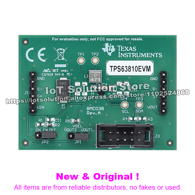 TPS63810EVM TPS63810 high-effi - Boost Converter reseña y precio