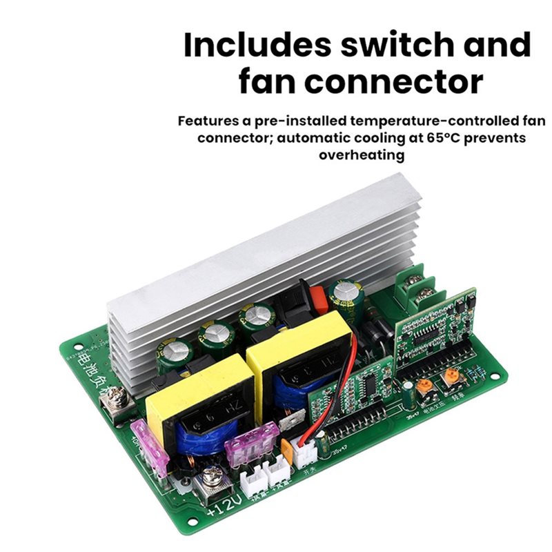 Módulo inversor de 500W, CC 12 - Boost Converter reseña y precio